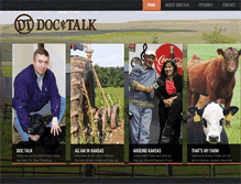 Tablet Screenshot of doctalktv.com